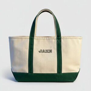 Vintage L.L. Bean Boat and Tote – Medium – Green – Made in USA